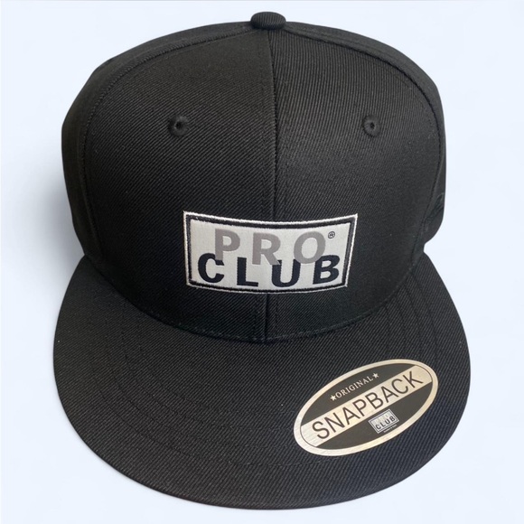 Black Pro Club Snapback Hat - Picture 2 of 4